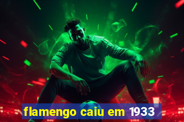 flamengo caiu em 1933