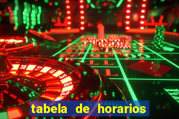 tabela de horarios pagantes do fortune tiger