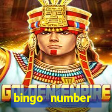 bingo number generator online