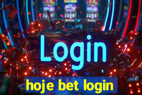 hoje bet login