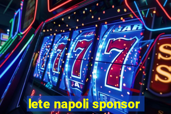 lete napoli sponsor