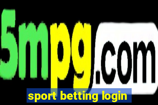 sport betting login