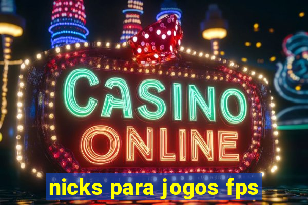 nicks para jogos fps