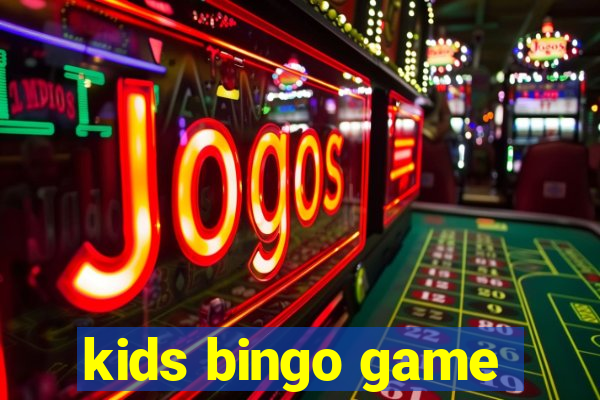 kids bingo game