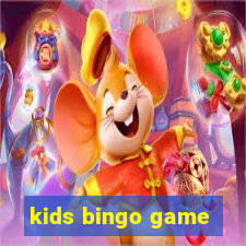 kids bingo game