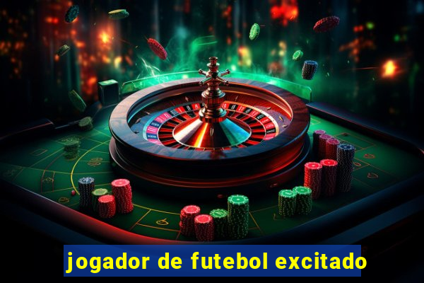 jogador de futebol excitado