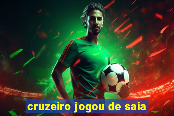 cruzeiro jogou de saia