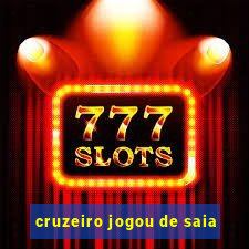 cruzeiro jogou de saia