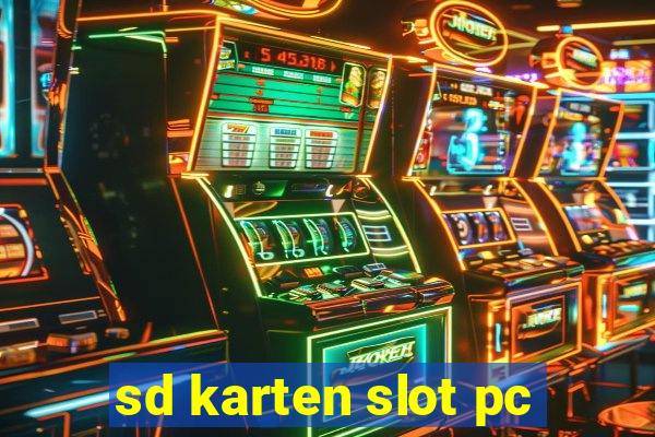 sd karten slot pc