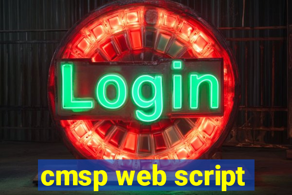 cmsp web script