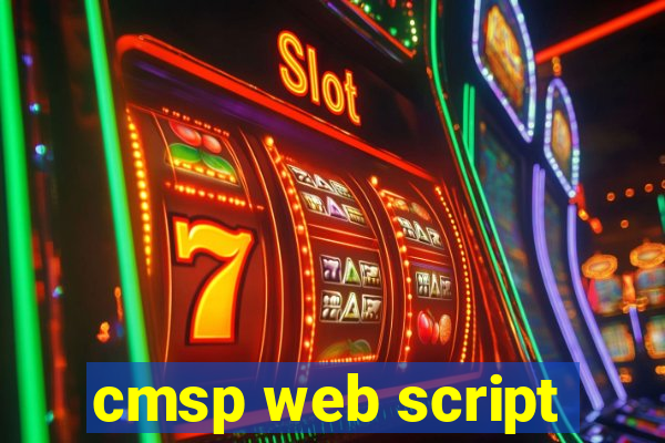 cmsp web script