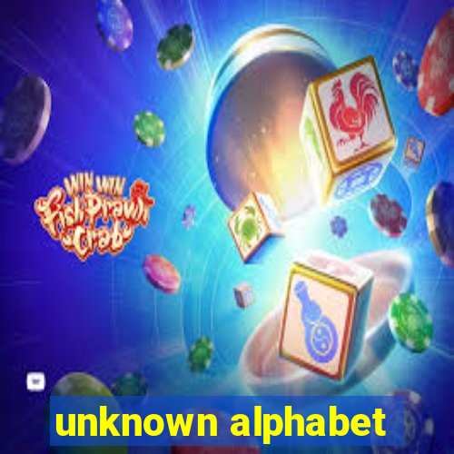 unknown alphabet