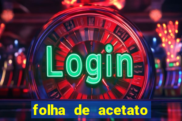 folha de acetato onde comprar