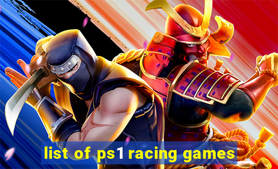 list of ps1 racing games