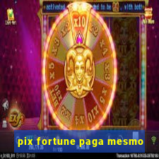 pix fortune paga mesmo