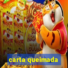 carta queimada