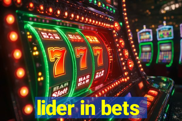 lider in bets