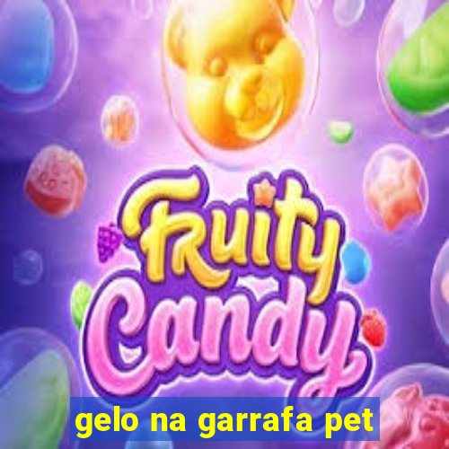 gelo na garrafa pet