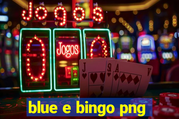 blue e bingo png