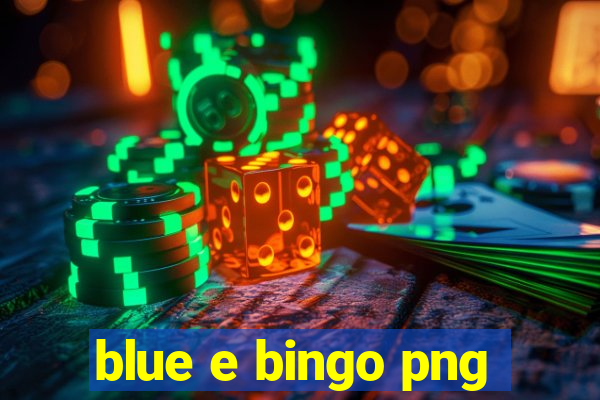 blue e bingo png