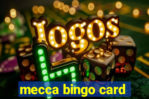 mecca bingo card