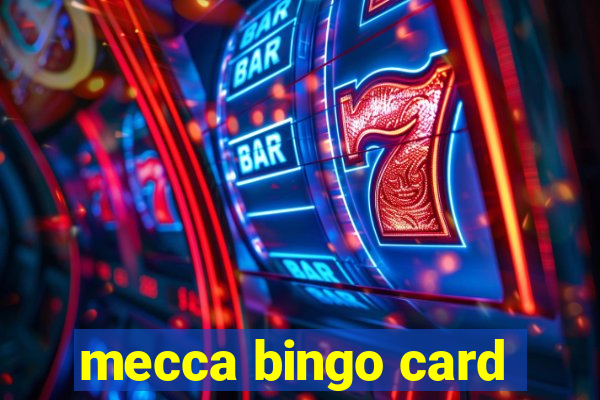 mecca bingo card