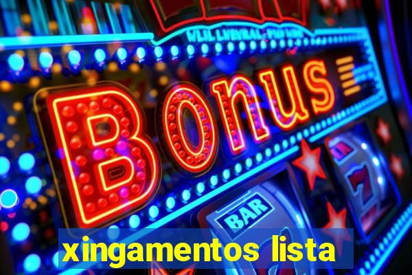 xingamentos lista