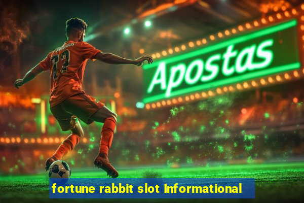 fortune rabbit slot Informational