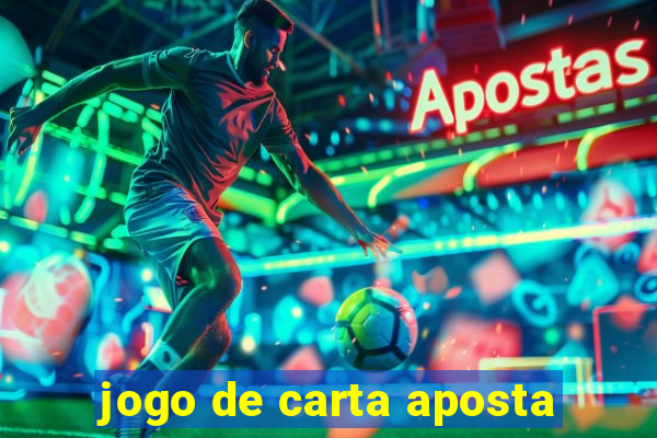 jogo de carta aposta