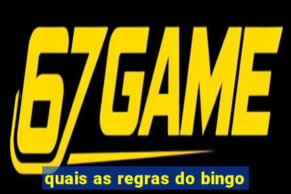 quais as regras do bingo