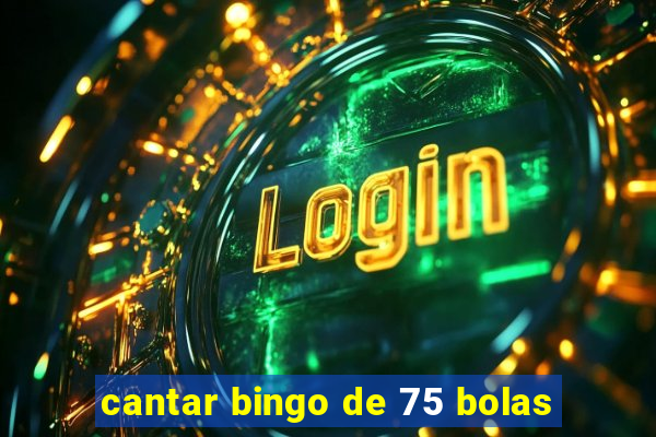 cantar bingo de 75 bolas