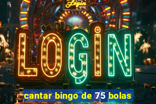 cantar bingo de 75 bolas