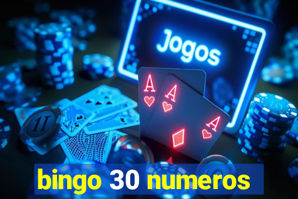 bingo 30 numeros