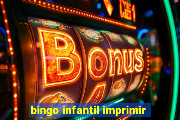 bingo infantil imprimir