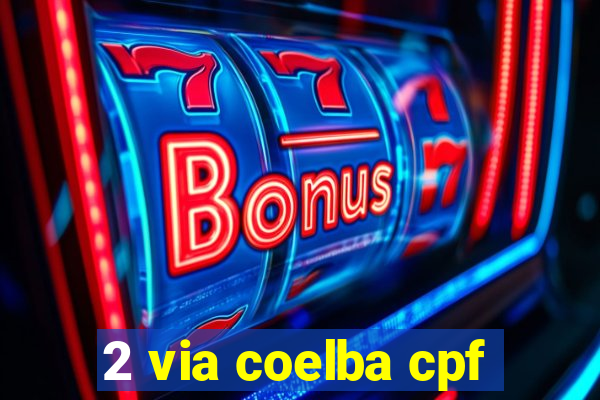 2 via coelba cpf