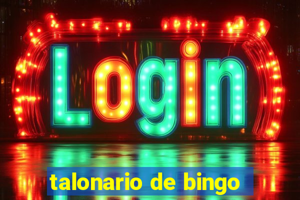 talonario de bingo