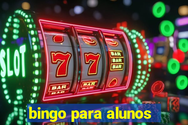 bingo para alunos