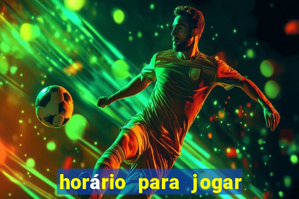 horário para jogar fortune tiger