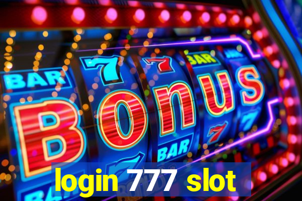 login 777 slot