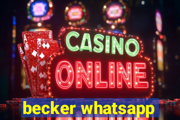 becker whatsapp