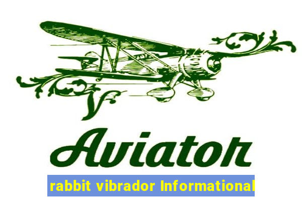 rabbit vibrador Informational