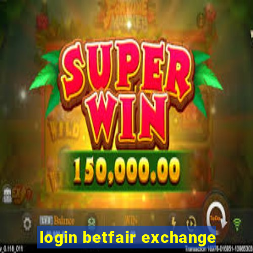 login betfair exchange