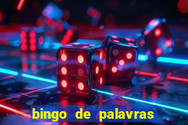 bingo de palavras para o 4 ano