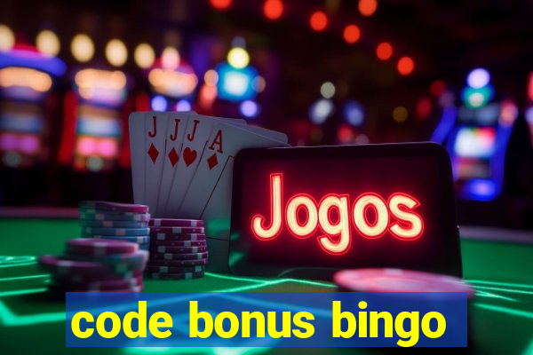 code bonus bingo