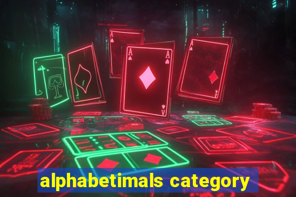 alphabetimals category