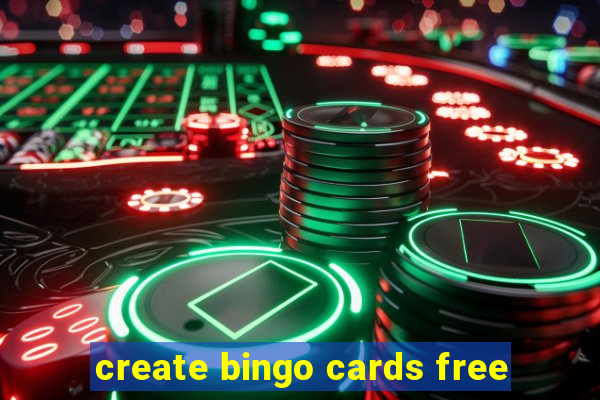 create bingo cards free