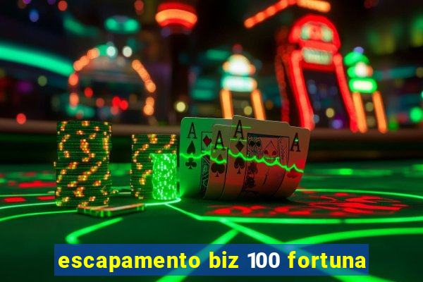 escapamento biz 100 fortuna