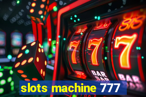 slots machine 777