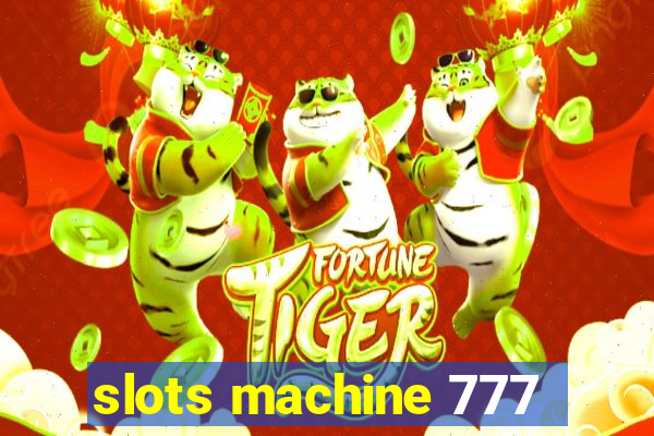 slots machine 777