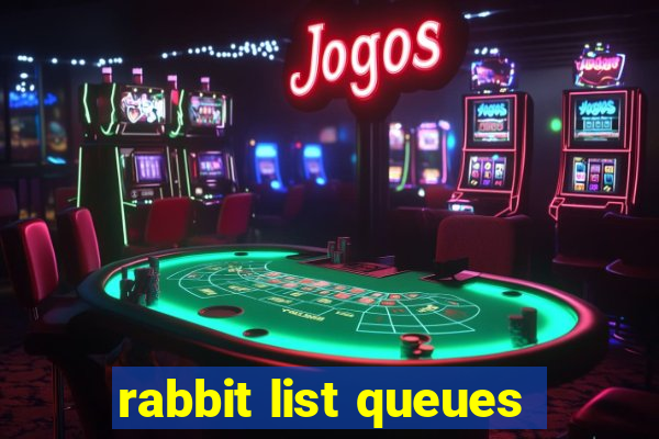 rabbit list queues